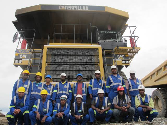 Open Cast Mining Team with CAT 777 Dump Truck RD9004 - ABPY Group Pty Ltd